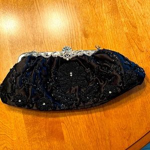 Bead & Rhinestone Clutch